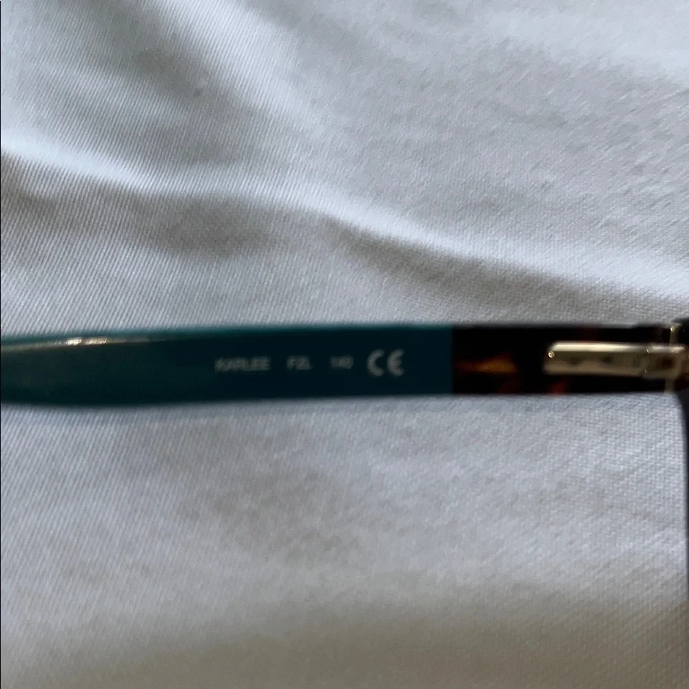Kate Spade Karlee FZL Havana Turquoise Reading Eyeglasses